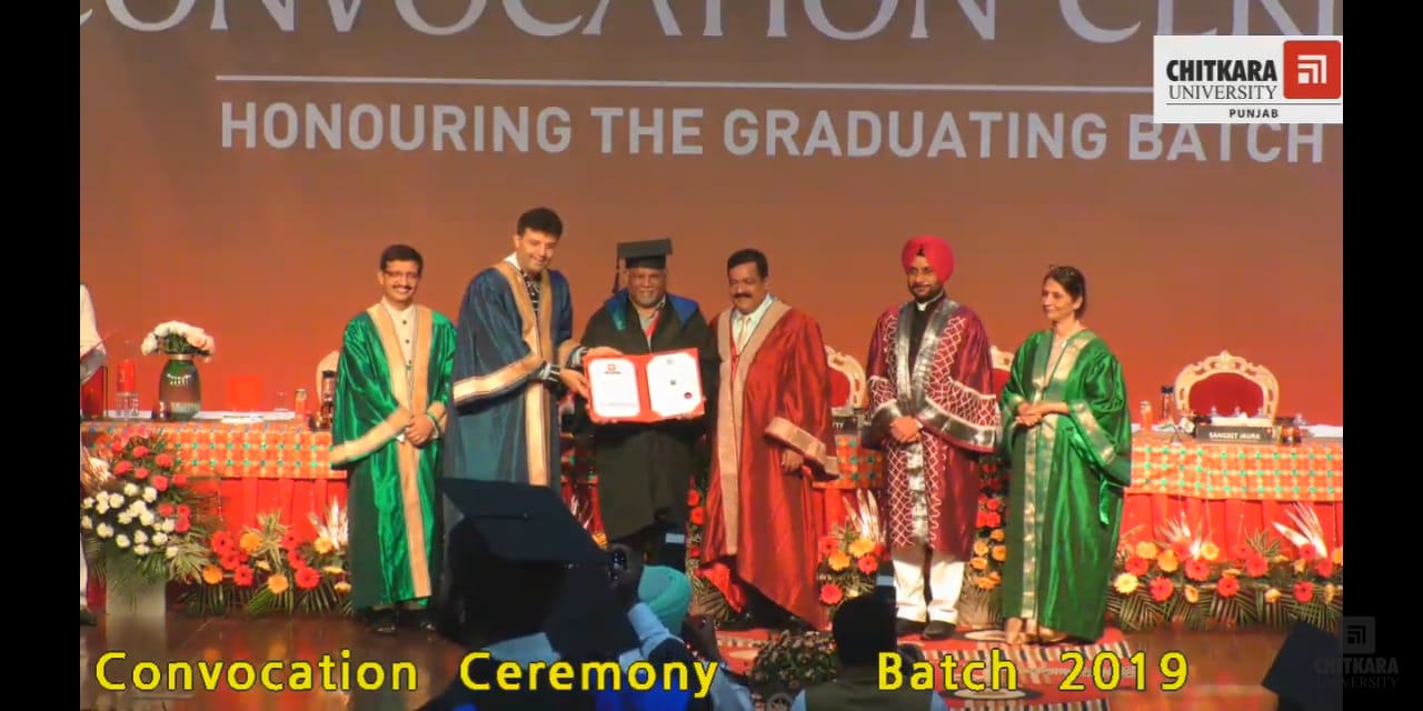 MBA  Convocation Ceremony at Chitkara University